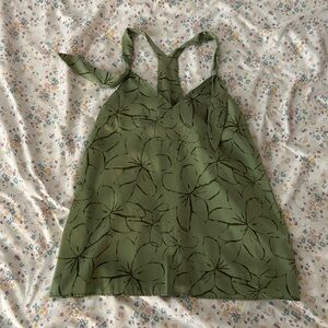 Olive Green Women's Top